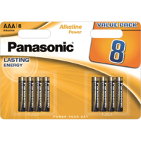 Батарейка Panasonic Alkaline Power AAA BLI 8 (LR03REB/8BW)