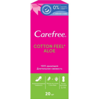 Гігієнічні прокладки Carefree Cotton Aloe feel normal 20 шт