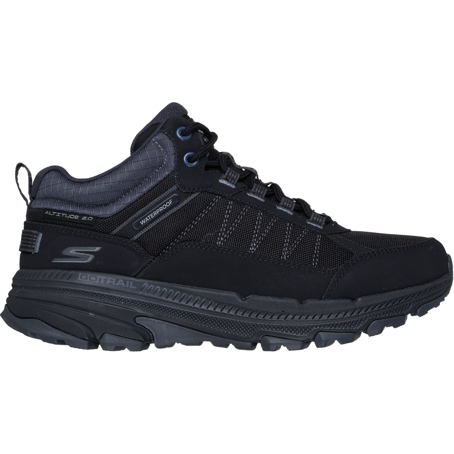 Полуботинки женские Skechers Waterproof: GO Run Trail Altitude 2.0 129531 BKCC 38 (8 US) черные фото 