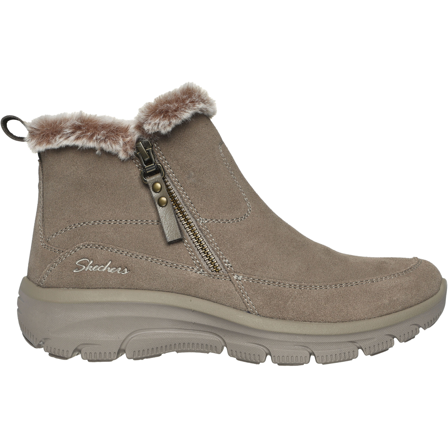 Черевики жіночі Skechers Relaxed Fit: Easy Going - Cool Zip 167862 TPE 35 (5 US) бежевіфото