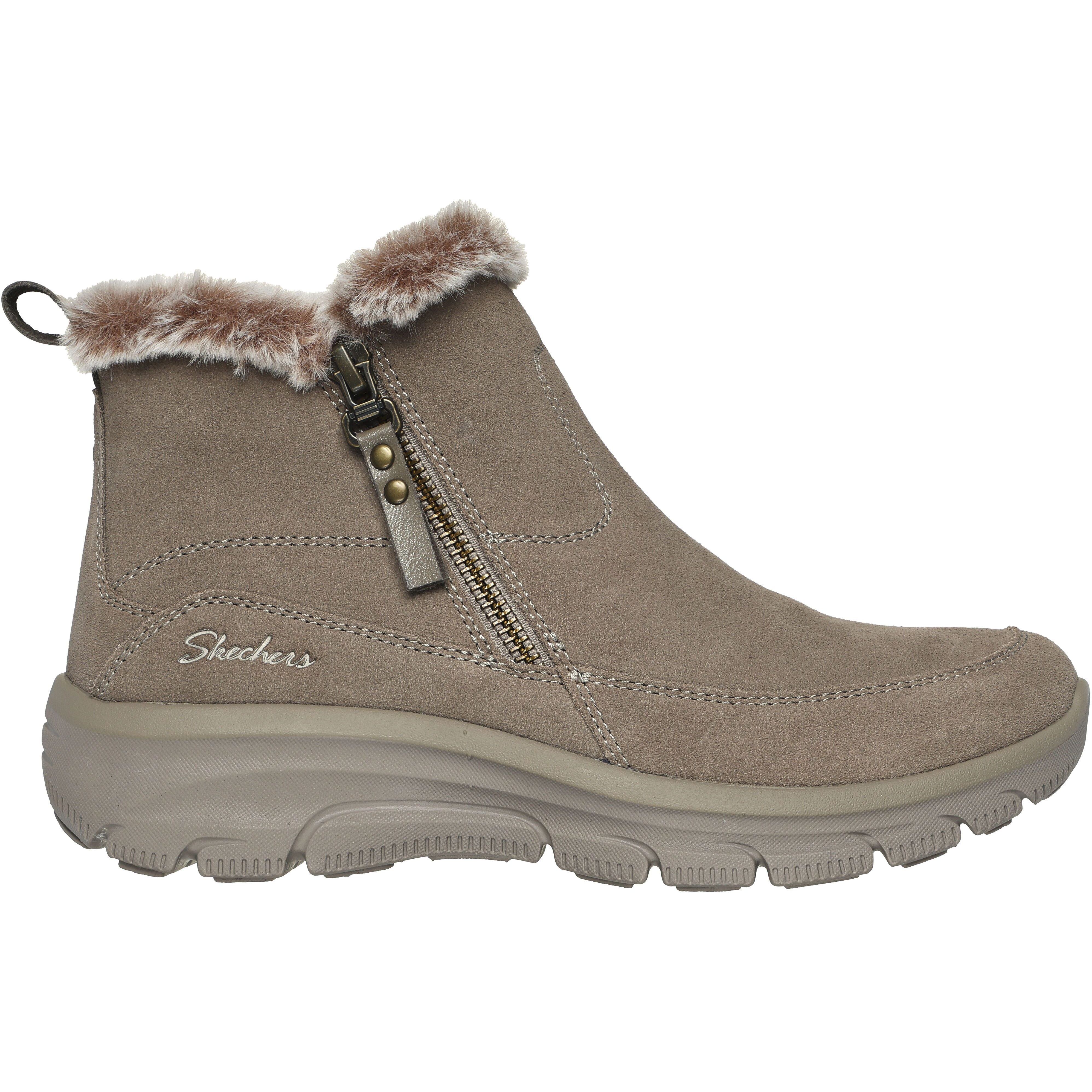 Черевики жіночі Skechers Relaxed Fit: Easy Going - Cool Zip 167862 TPE 35 (5 US) бежевіфото1