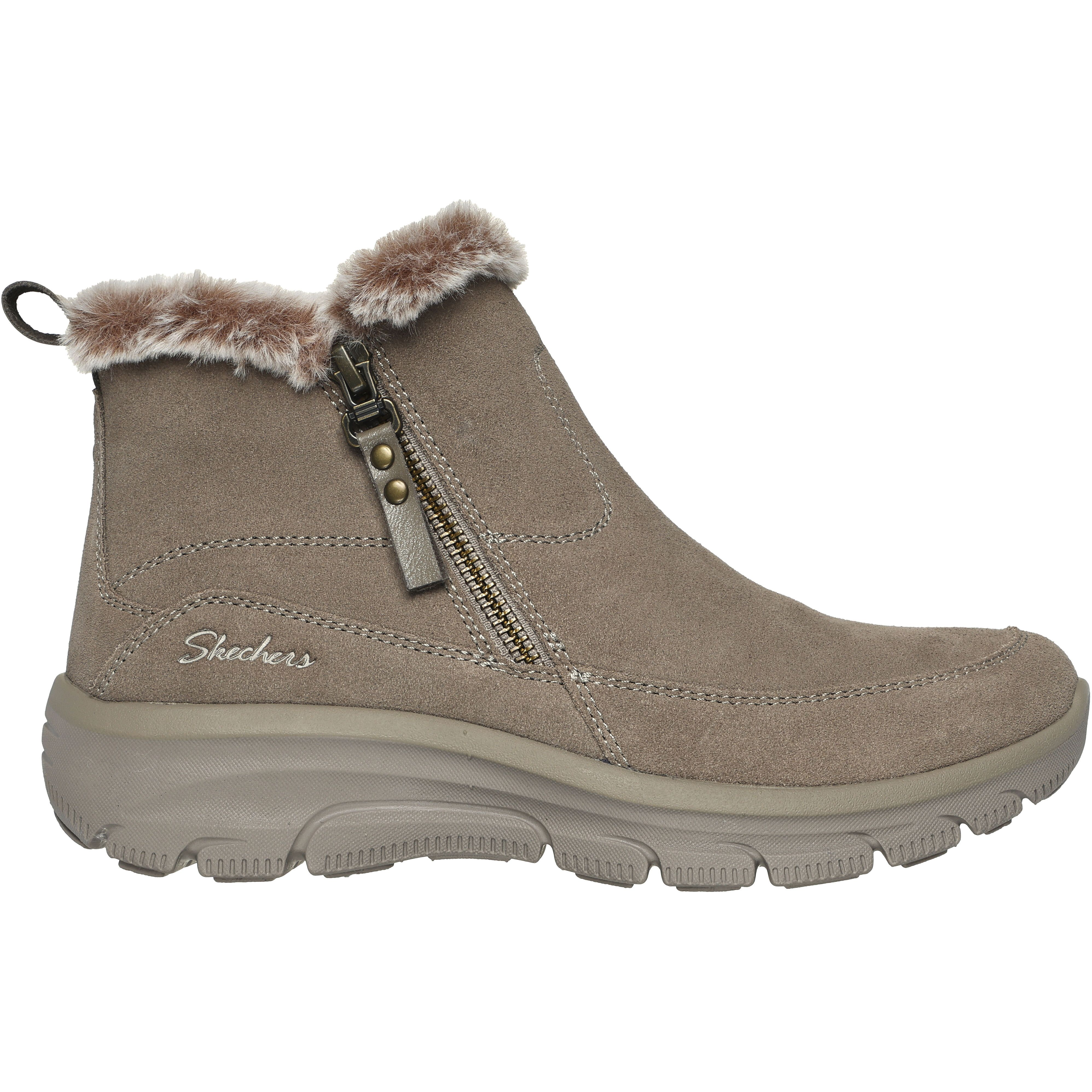 Черевики жіночі Skechers Relaxed Fit: Easy Going - Cool Zip 167862 TPE 38 (8 US) бежевіфото1