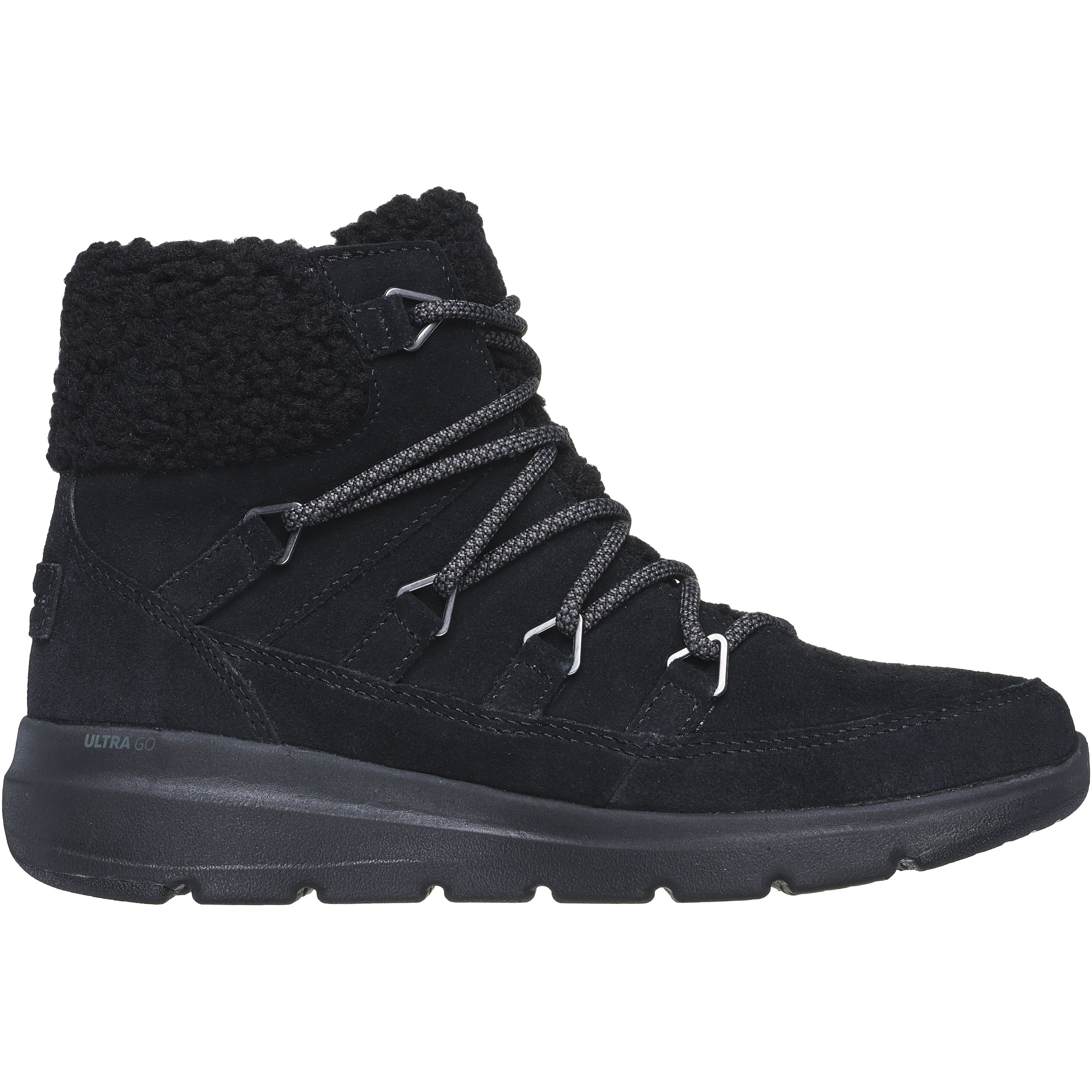 Ботинки женские Skechers On-the-GO Glacial Ultra - Winter Is Coming 144187 BBK 39.5 (9.5 US) черные фото 1