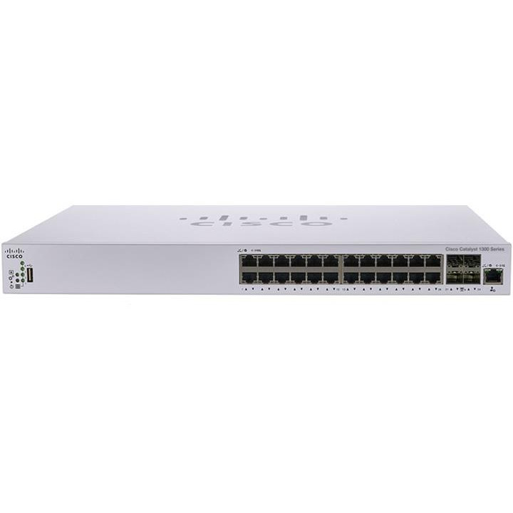 Коммутатор Cisco Catalyst 1300 24x10GE, 4x10G SFP+ Shared фото 