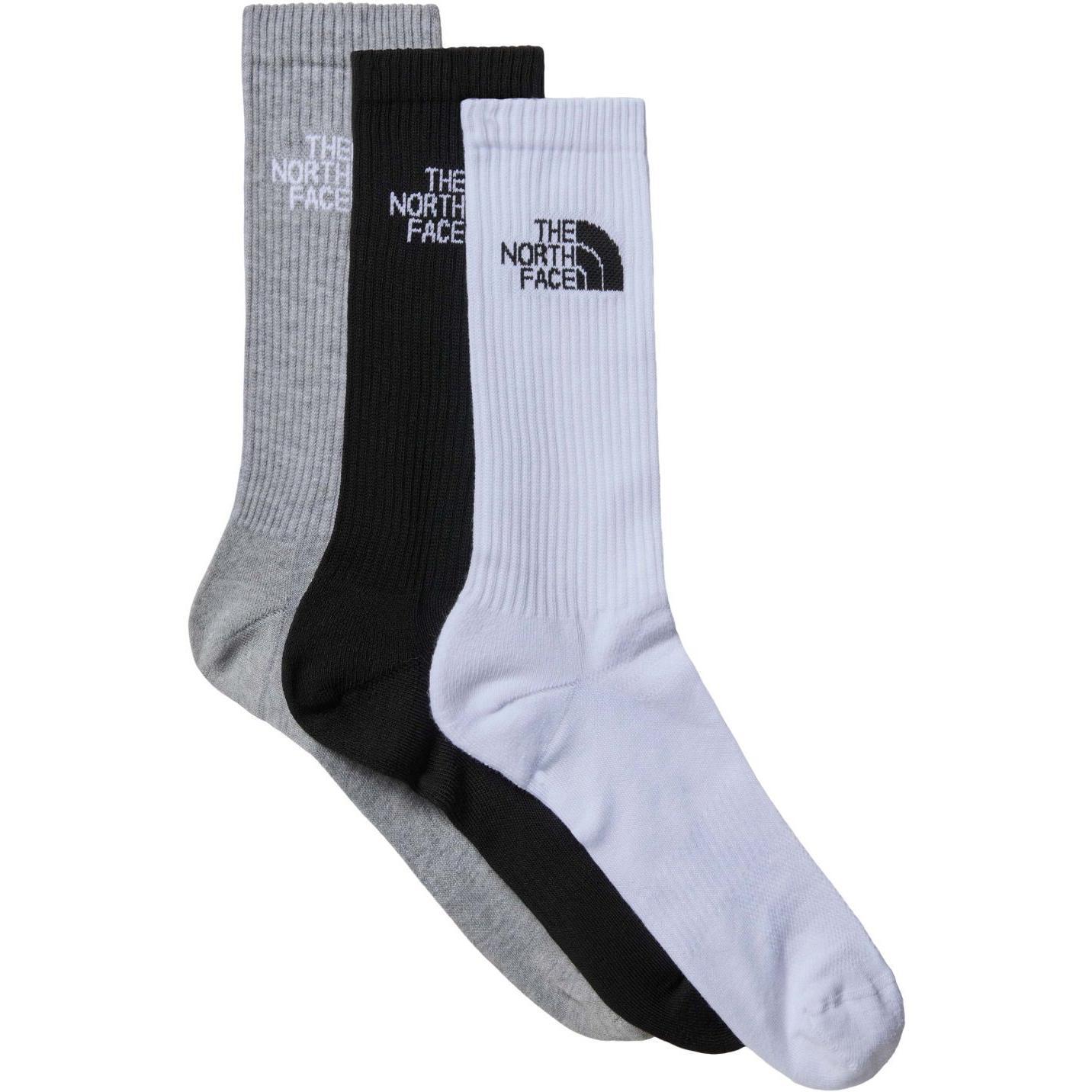 Набор носков женских The North Face Multi Sport Cush Crew Sock 3p L разноцветные фото