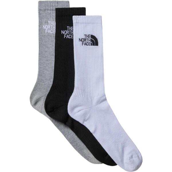 

Набор носков женских The North Face Multi Sport Cush Crew Sock 3p M разноцветные