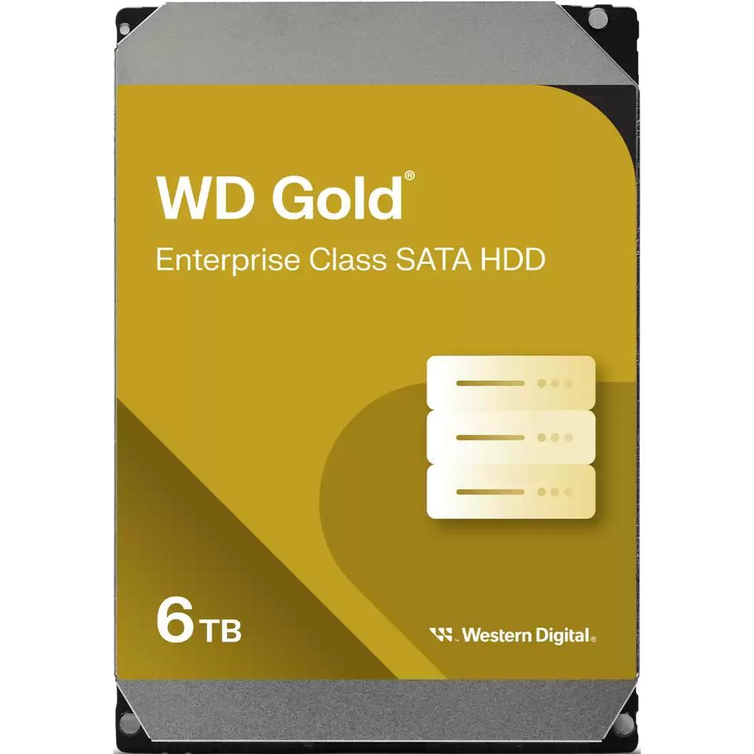 Жесткий диск WD 6TB 3.5" 7200 256MB SATA Gold (WD6004FRYZ) фото 1