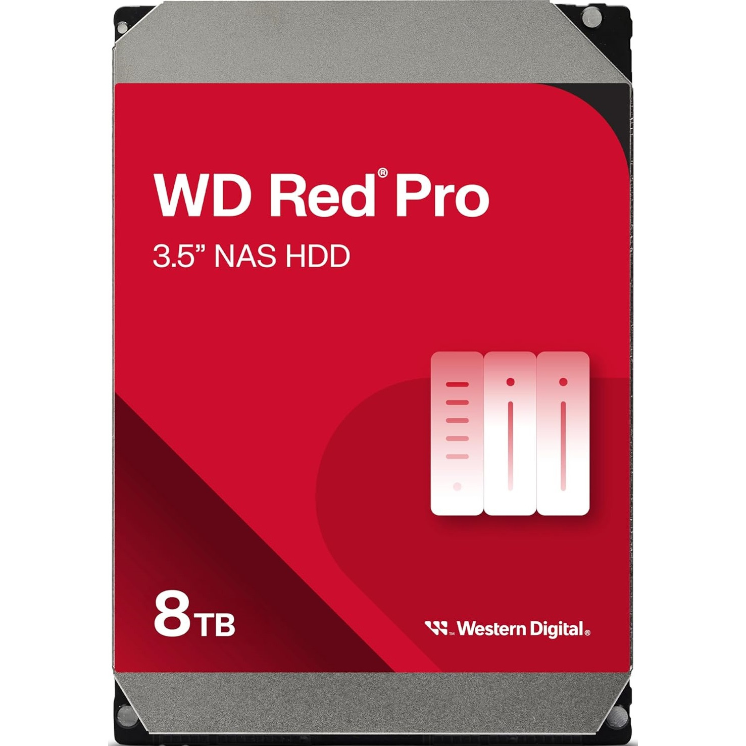 Жесткий диск WD 8TB 3.5" 7200 256MB SATA Red Pro NAS фото 