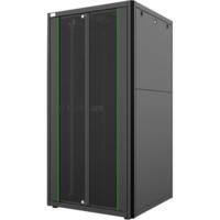 Шкаф MIRSAN 19", 32U, GTN SERVER, стеклянная дверь, 800x800 мм, максимально 1000 кг, черный