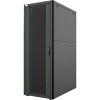 Шкаф MIRSAN 19", 32U, GTN SERVER, стеклянная дверь, 600x1000 мм, максимально 1000 кг, черный