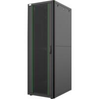 Шкаф MIRSAN 19", 36U, GTN SERVER, стеклянная дверь, 600x800 мм, максимально 1000 кг, черный