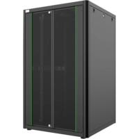 Шкаф MIRSAN 19", 26U, GTN SERVER, стеклянная дверь, 800x800 мм, максимально 1000 кг, черный