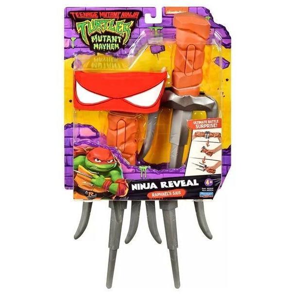 Набор оружия «Черепашки-Ниндзя» - кинджал-сай Рафаэля (трансформ.) (83524) фото 1
