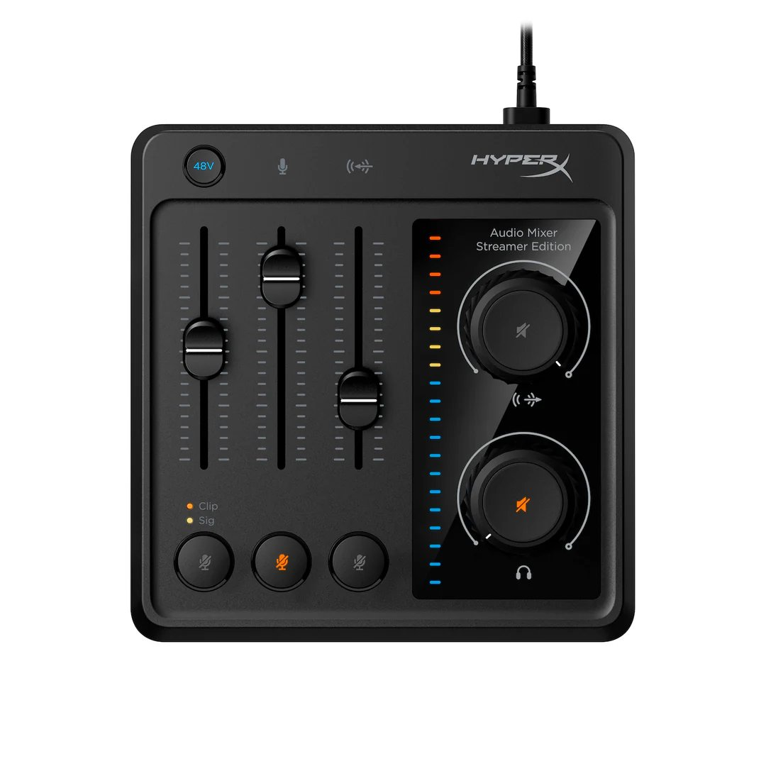 Пульт керування аудіо HyperX Audio Mixer Black (73C12AA)фото1