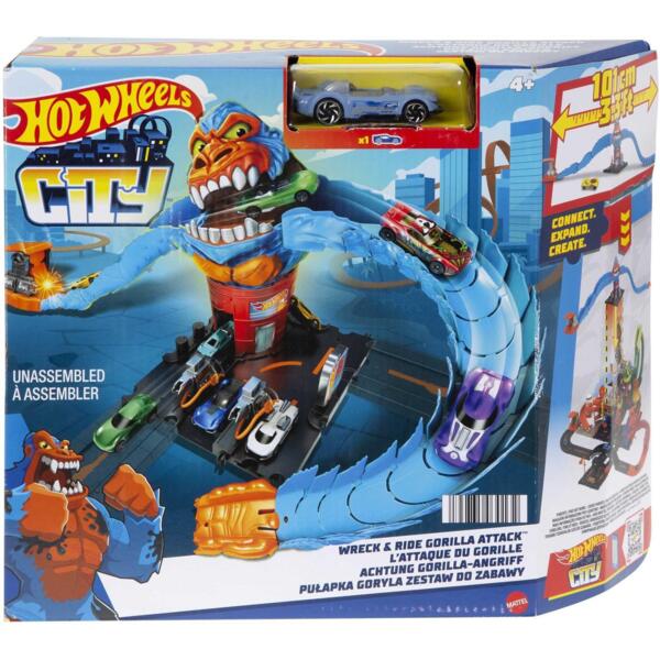 

Игровой набор «Спасение от гориллы» серии «Опасные создания» Hot Wheels (HDR30)