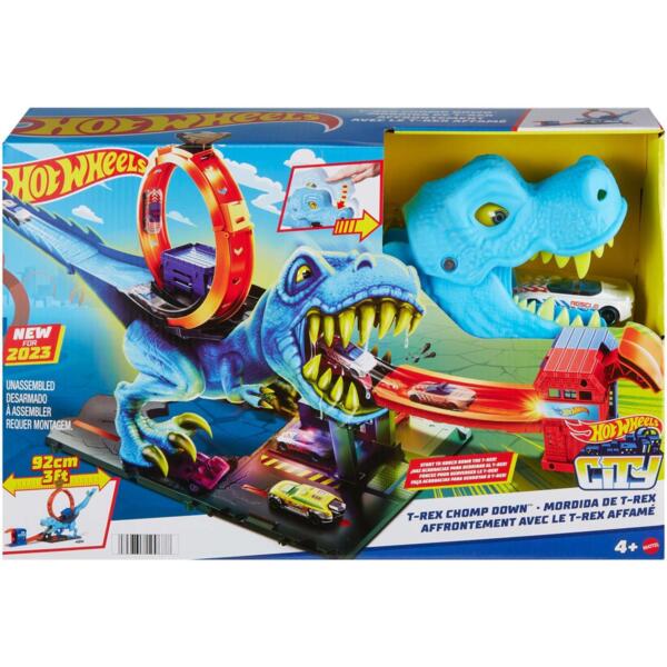 

Игровой набор «Охота Ти-Рекса» Hot Wheels (HKX42)