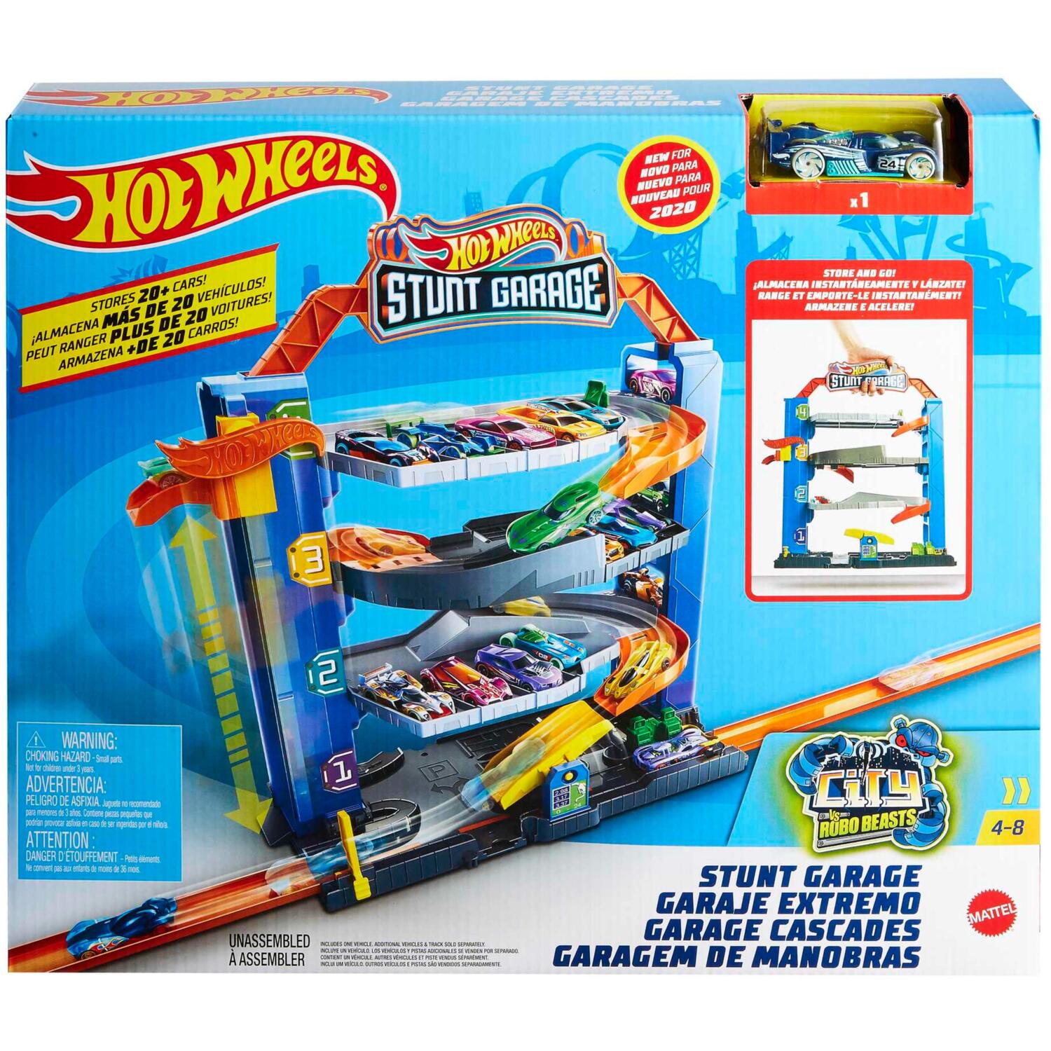 Четырехэтажный гараж для машинок Hot Wheels (GNL70) фото