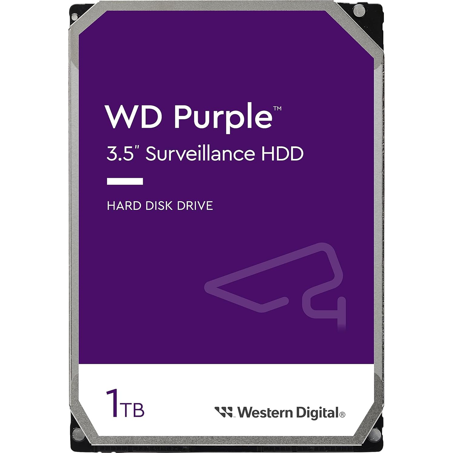 Жесткий диск WD 1TB 3.5" 5400 64MB SATA Purple Surveillance фото 