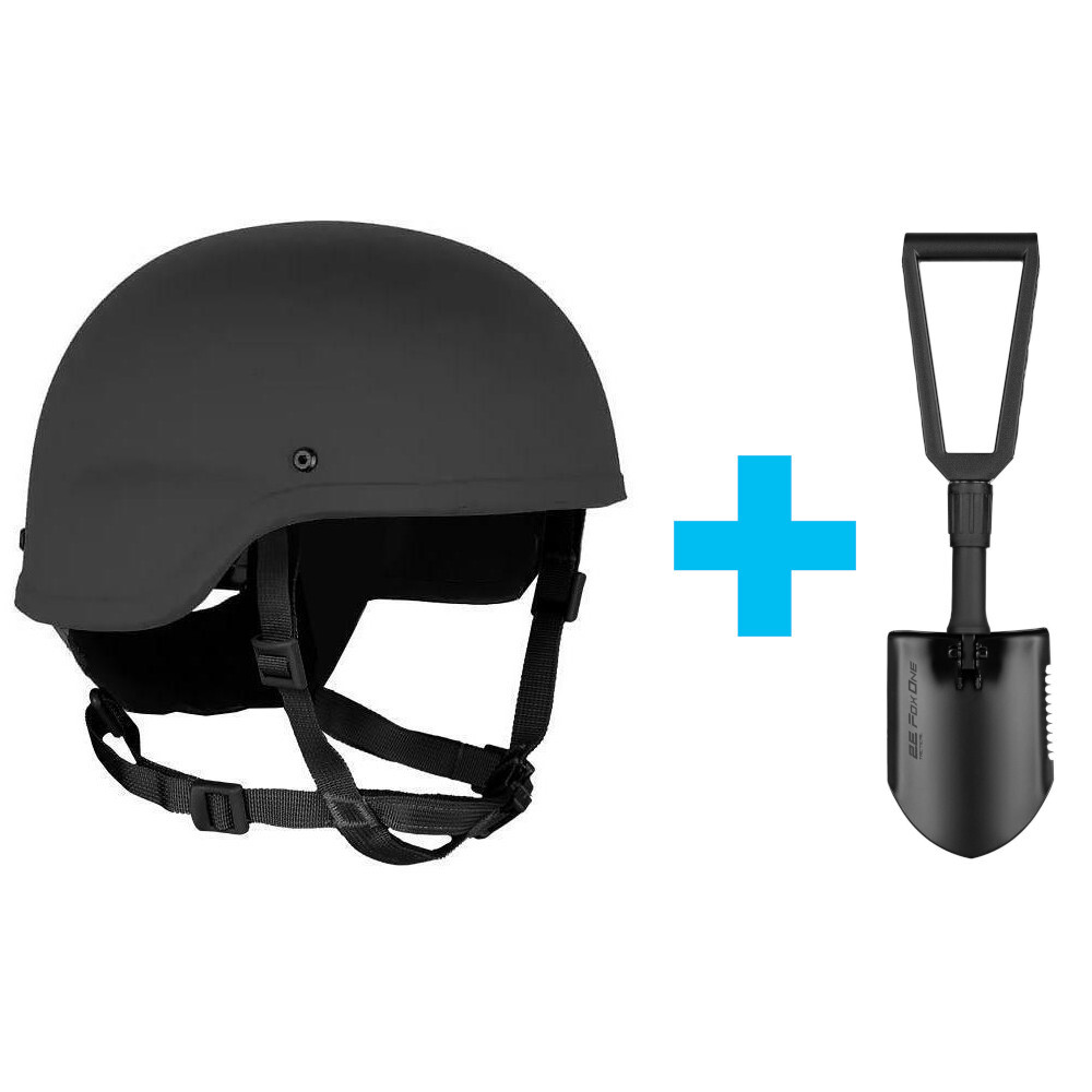 Шлем Украинская Броня боевой баллистический полноразмерный, размер L, черный (8470-75-34494BLL) фото 1