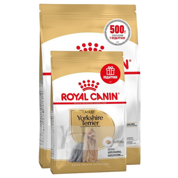 

Сухой корм для собак породы Йоркширский-терьер Royal Canin Yorkshire Adult 1.5кг + 500г