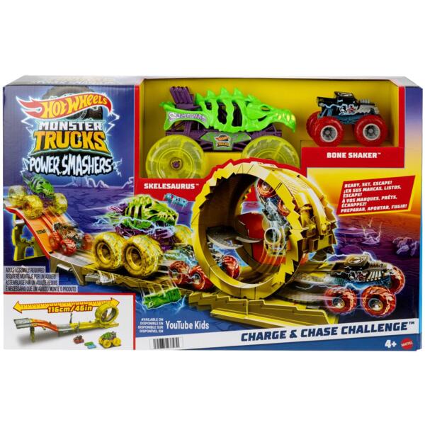 

Набор «Заряжай и преследуй» серии «Power Smashers» Monster Trucks Hot Wheels (HXT05)
