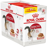 Влажный корм для котов Royal Canin Instinctive кусочки в желе 8 + 4 * 85г