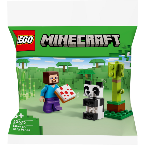 

LEGO 30672 Minecraft Стив и малыш-панда