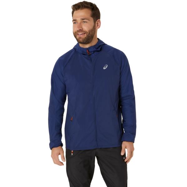 Куртка мужская Asics Road packable jacket 2011D084-400 XL синяя