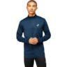 Лонгслив мужская Asics Core ls 1/2 zip winter top 2011C347-400 S синяя