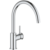 Змішувач для кухні Grohe QuickFix Start Classic, дл.зливу – 223мм, поворотний, 1важіль, хром