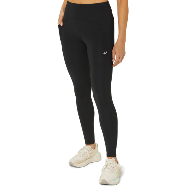 

Тайтсы женские Asics Road high waist tight 2012C968-001 S черные