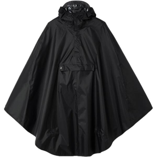Пончо-дощовик для велоїзди Btwin 100 8759248 3XL/4XL чорний фото