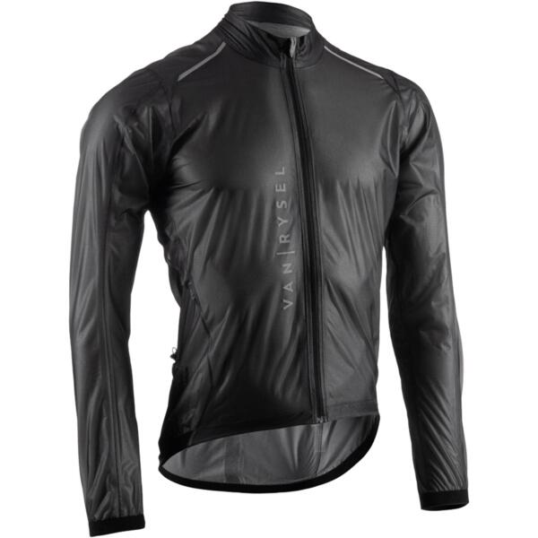 

Дождевик мужской для велоспорта Van Rysel Ultralight 8529358 XL черный