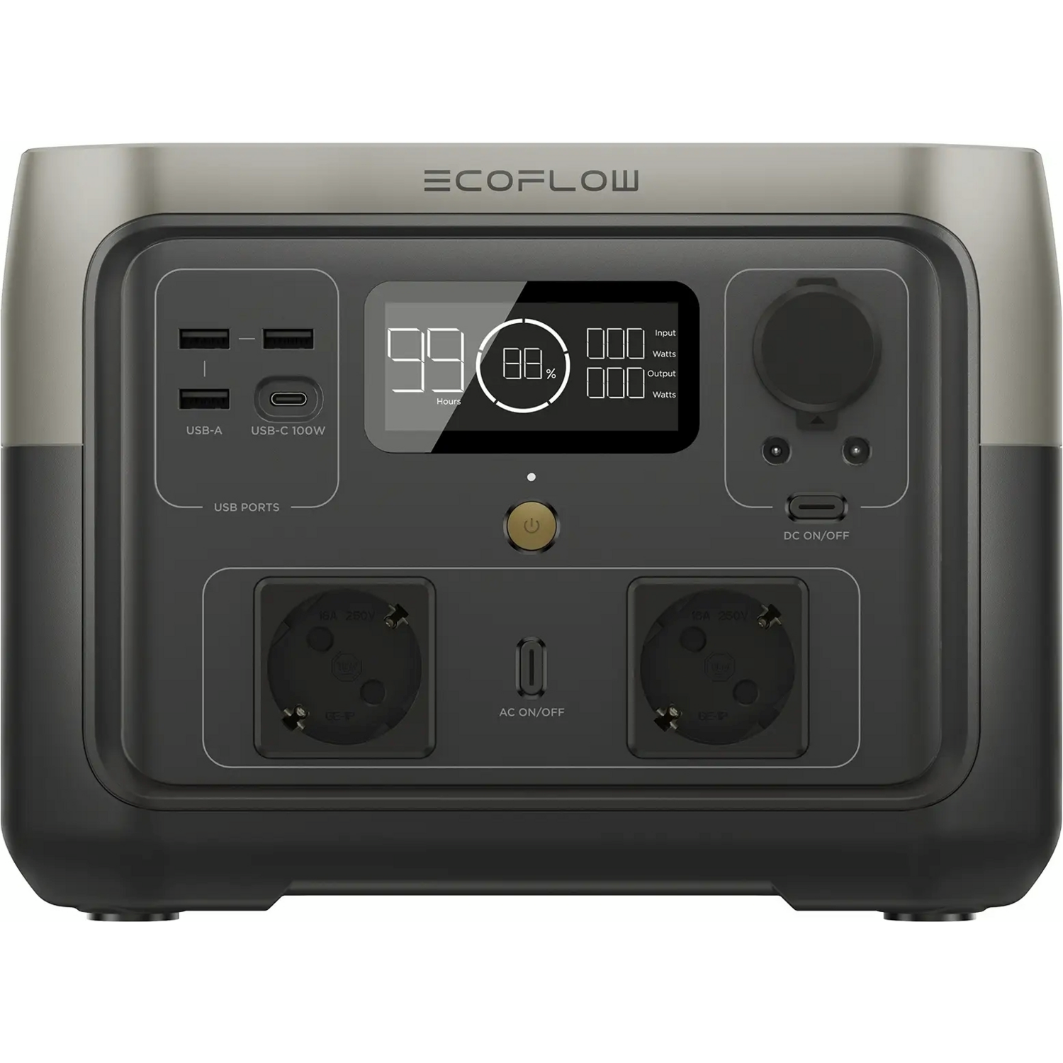 Зарядная портативная электростанция EcoFlow RIVER 2 MAX (ZMR610-B-EU) фото 