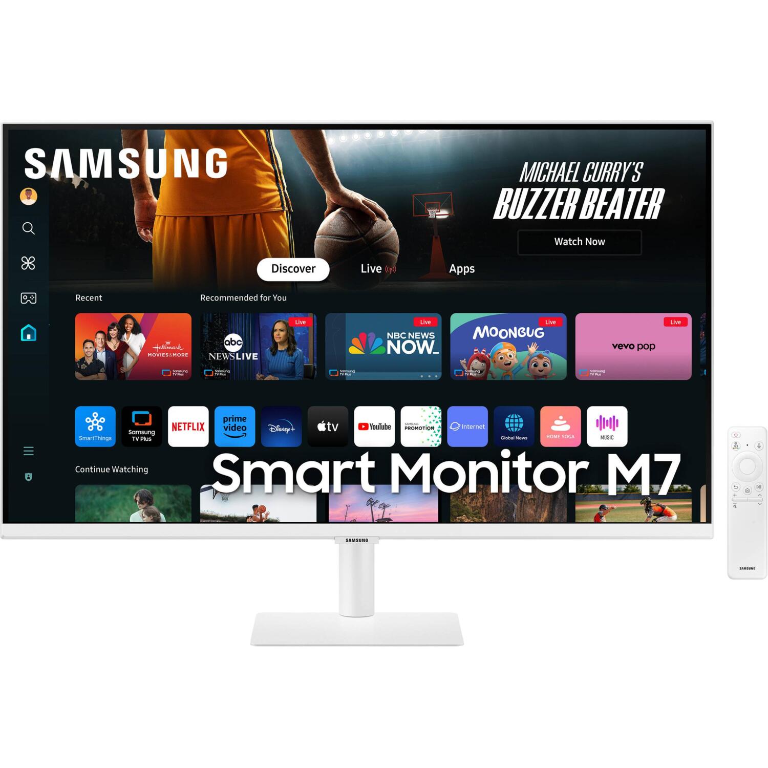 Монитор 32" SAMSUNG Smart M7 M70D UHD (LS32DM703UIXUA) фото 