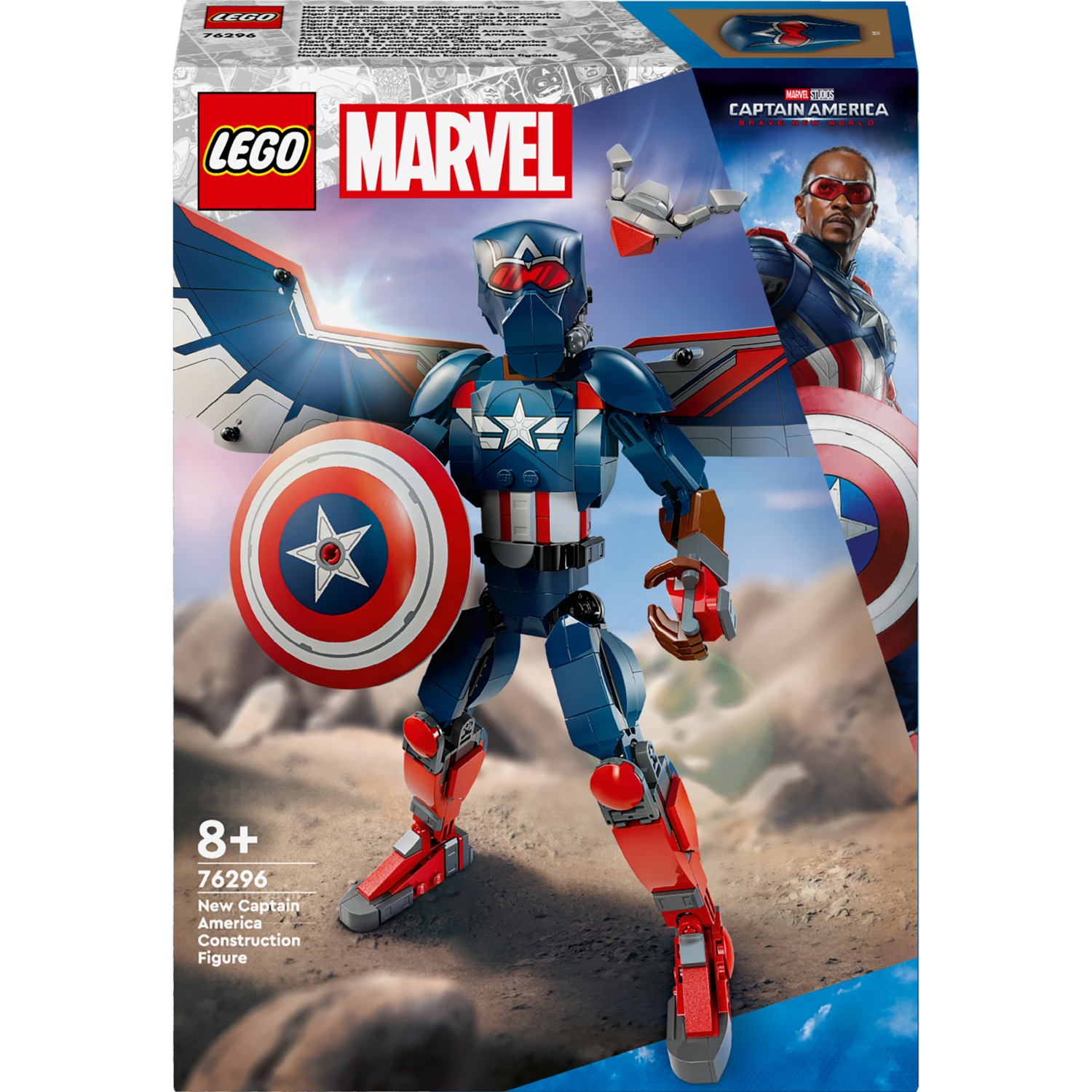 LEGO 76296 Marvel Фигурка Нового Капитана Америка фото 