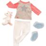 Набір одягу для ляльок Our Generation Піжама з іграшкою Єдинорога (BD30311Z)