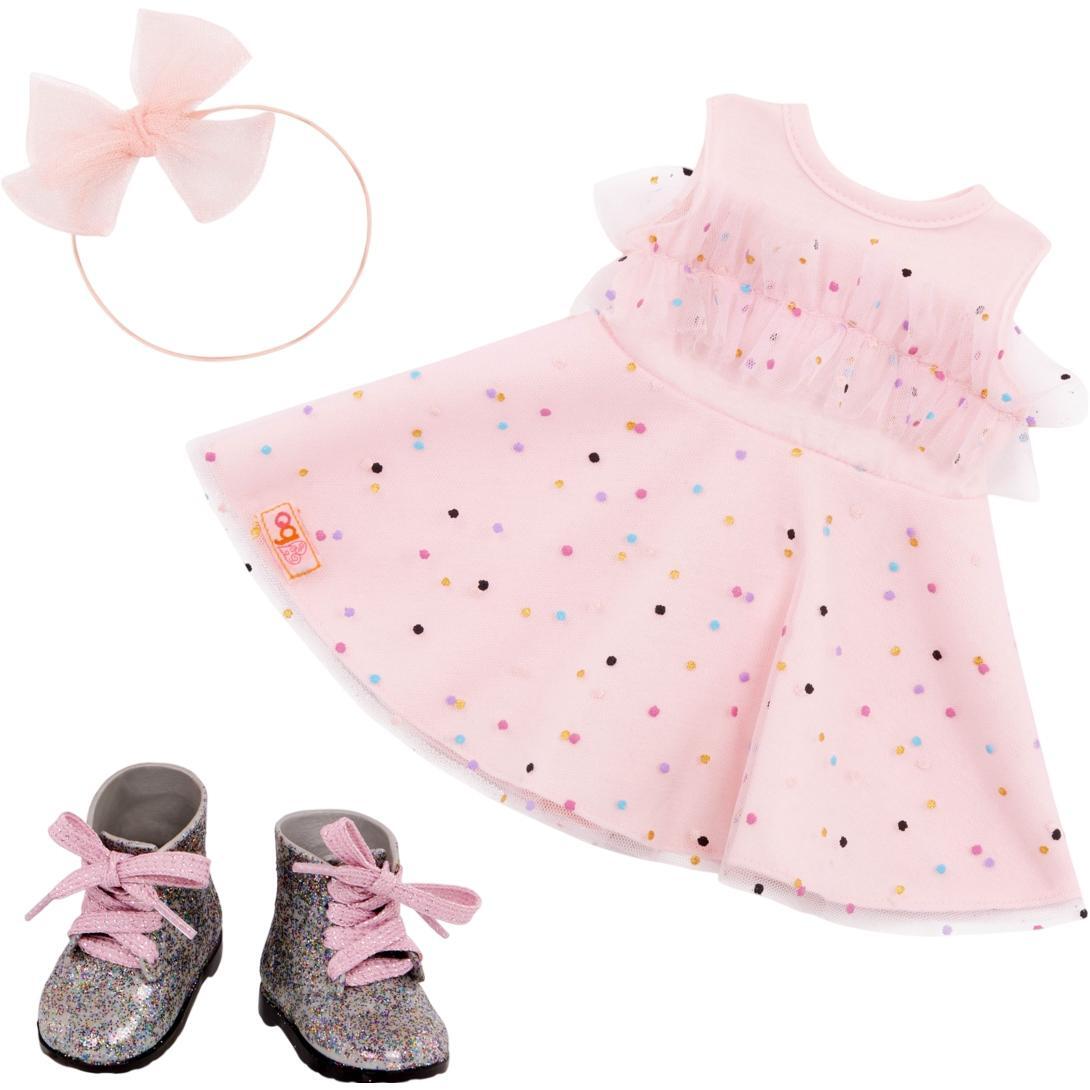 Набор одежды для кукол Our Generation Платье с сапогами (BD30535Z) фото 