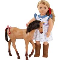 Лялька Our Generation Шеллі з лошам Аппалуза та аксесуарами 46см (BD31447Z)