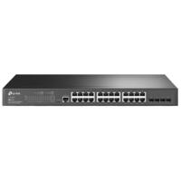 Коммутатор TP-LINK SG3428 24xGE, 4xSFP, Управляемый L2
