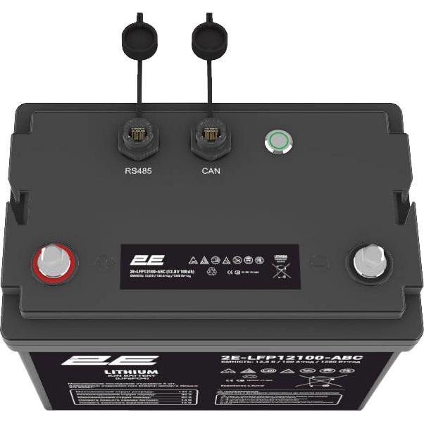 Аккумуляторная батарея 2E LFP12, 12В, 100А•ч, ABC 4S фото 1