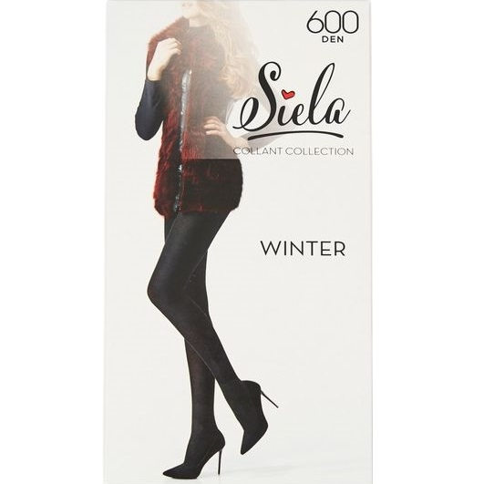 Колготы женские Siela Winter 600 Den 3 р черные