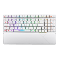 Игровая клавиатура ASUS ROG Strix Scope II RX Optical Wireless EN RGB White (90MP03S0-BKUA30)