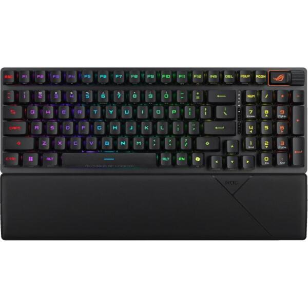 

Игровая клавиатура ASUS ROG Strix Scope II RX Optical Wireless EN RGB Black (90MP03S0-BKUA20)