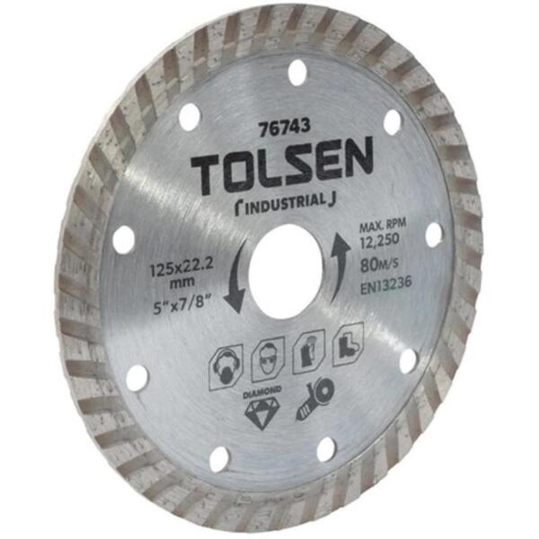 

Диск алмазный Tolsen, универсальный, 125х22.2мм (76743)