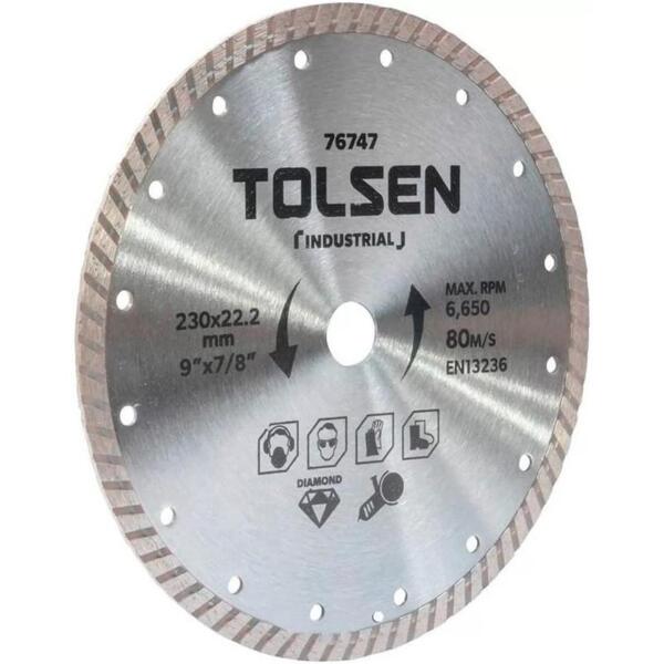 

Диск алмазный Tolsen, универсальный, 230х22.2мм (76747)