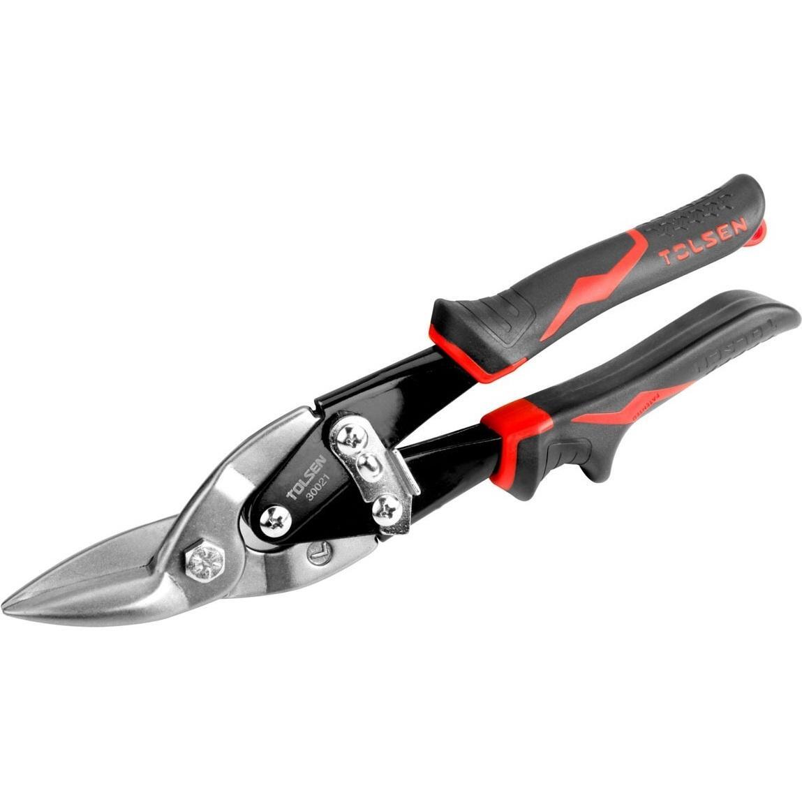 Ножницы по металлу Tolsen AVIATION Профи, прямые, левый рез, CrMo, 250мм (30021) фото 1
