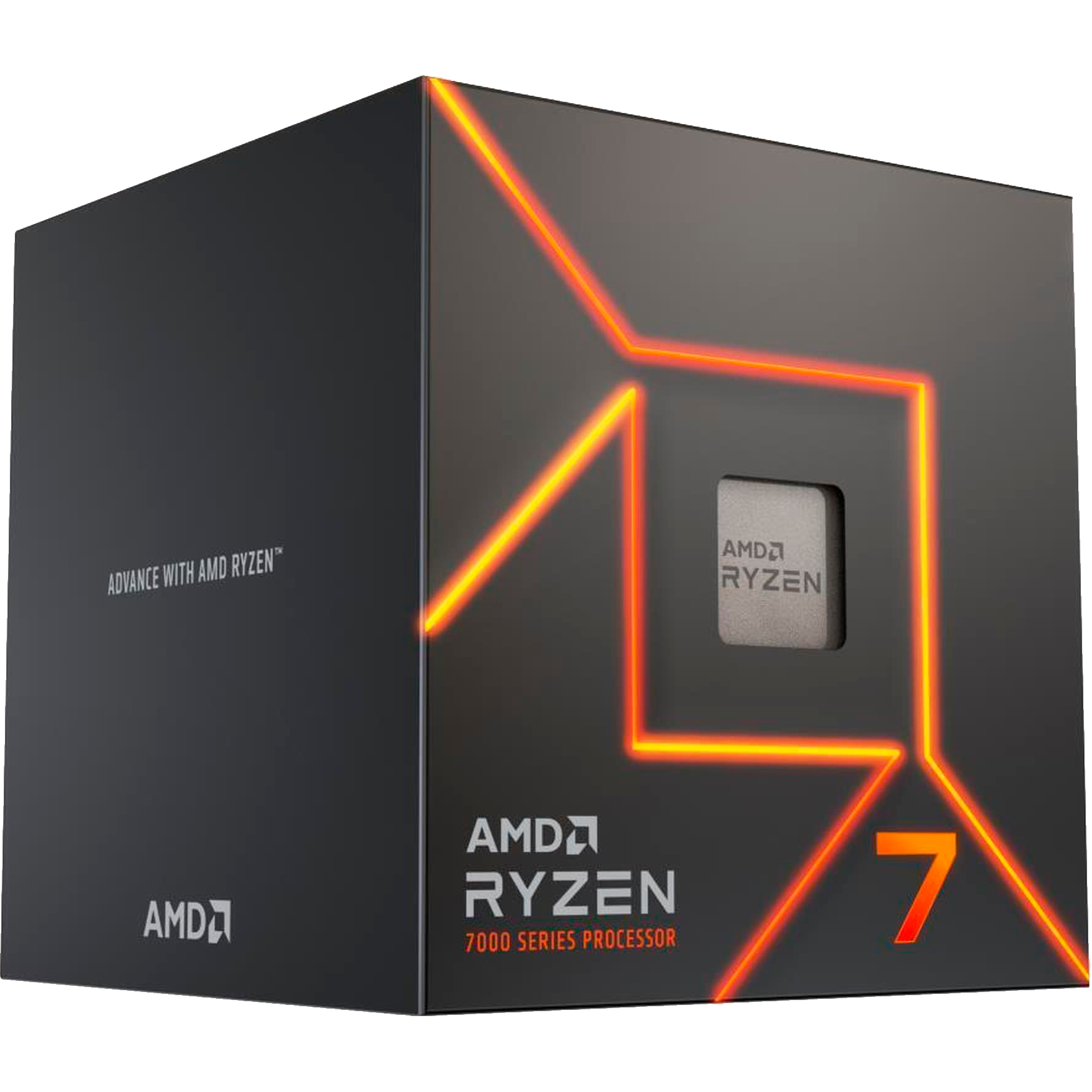 Процесор AMD Ryzen 7 7700 8C/16T 3.8/5.3GHz Boost 32Mb Radeon Graphics AM5 65W Wraith Prism cooler Boxфото1