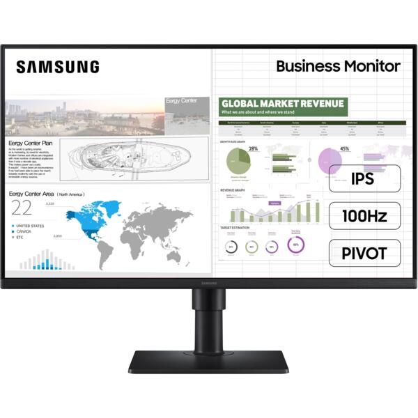 Акція на Монитор 27" SAMSUNG S27D400 (LS27D400GAIXCI) від MOYO