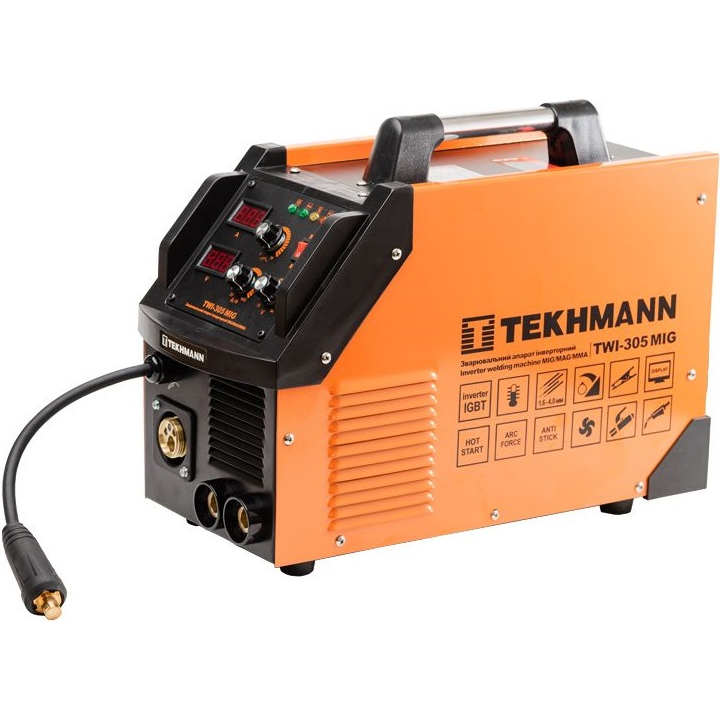 Сварочный аппарат инверторный Tekhmann полуавтомат TWI-305 MIG 140А 4.56кВт 220В (846815) фото 1